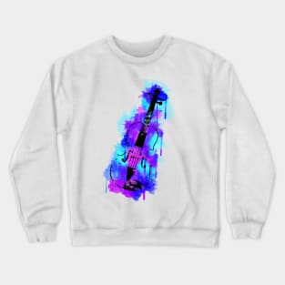 Watercolor Violin (Black Version) Crewneck Sweatshirt